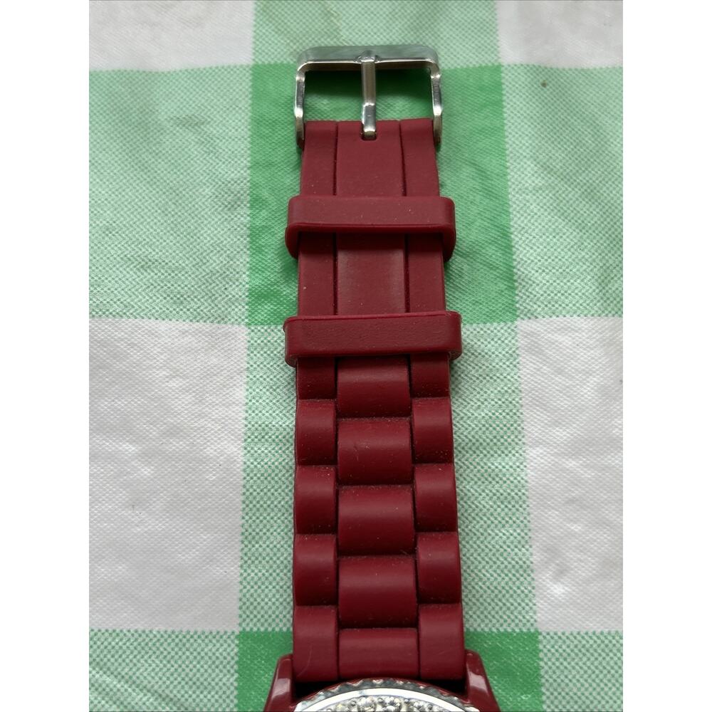 Arkansas Razorbacks Rhinestone Bezel Quartz Watch - Picture 3 of 7